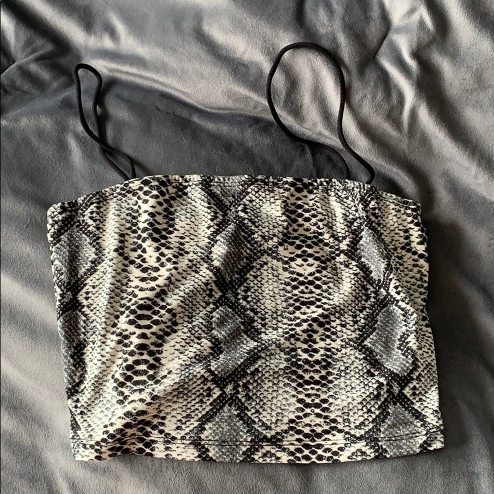 Snake Skin Cami Top SHEIN